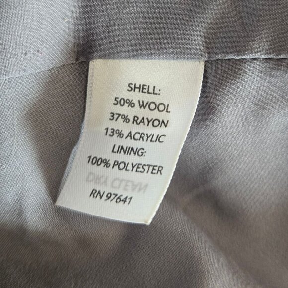 J.Jill Womens Wool Blend Pea Coat Small With Button Closure & Pockets - Picture 6 of 6